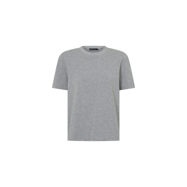 Camilla and Marc Carmen Shoulder Pad Tee in Grey Marle | Tops | Coveti