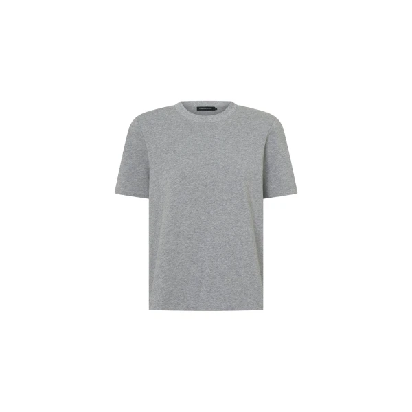 Camilla and Marc Carmen Shoulder Pad Tee in Grey Marle | Tops | Coveti