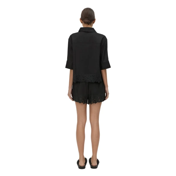 Camilla and Marc Chara Embroidered Short in Black