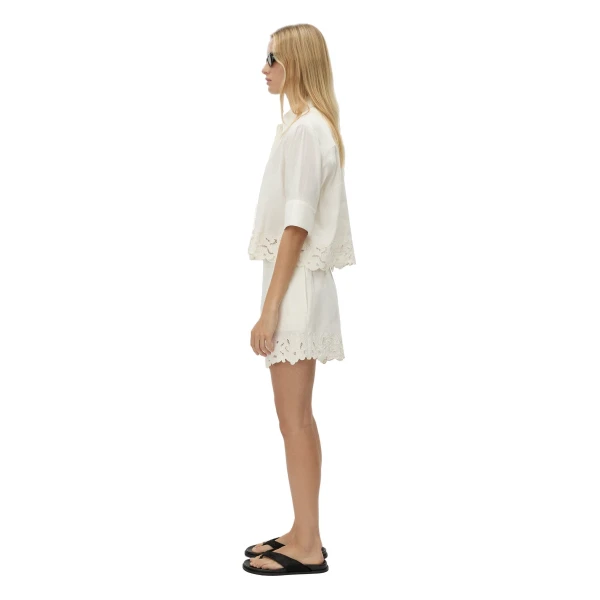 Camilla and Marc Chara Embroidered Short in Cream