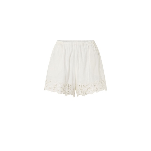 Camilla and Marc Chara Embroidered Short in Cream | Shorts | Coveti