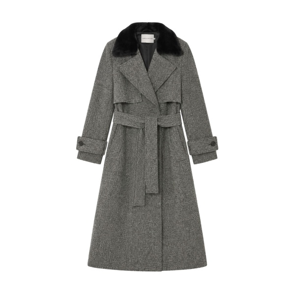 Camilla and Marc Cinder Coat in Charcoal | Coats | Coveti