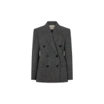 Camilla and Marc Cinder Double Breasted Blazer in Charcoal | Jackets | Coveti