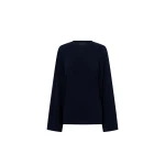 Camilla and Marc Dakota Relaxed Long Sleeve Top in Navy | Tops | Coveti