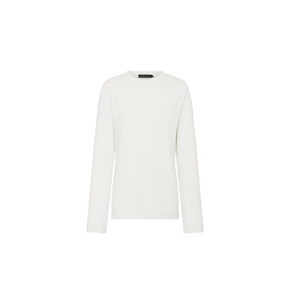 Camilla and Marc Dakota Relaxed Long Sleeve Top in Soft White | Tops | Coveti