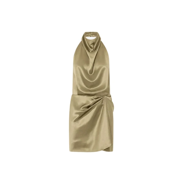 Camilla and Marc Delara Mini Dress in Moss Green | Dresses | Coveti