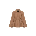 Camilla and Marc Devon Soft Gathered Anorak in Rosewood | Jackets | Coveti