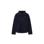 Camilla and Marc Eira Heavy Jersey Hooded Pullover in Navy | Hoodies | Coveti