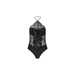 Camilla and Marc Elaris Lace Bodysuit in Black | Tops | Coveti