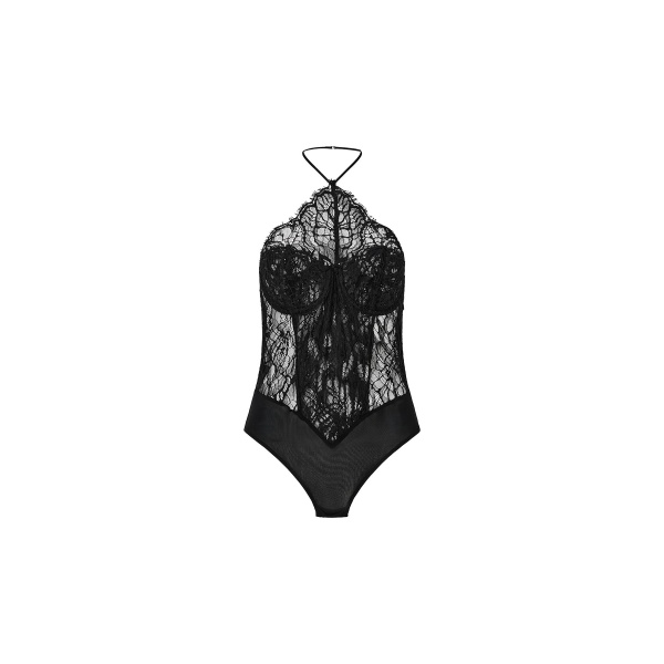 Camilla and Marc Elaris Lace Bodysuit in Black | Tops | Coveti