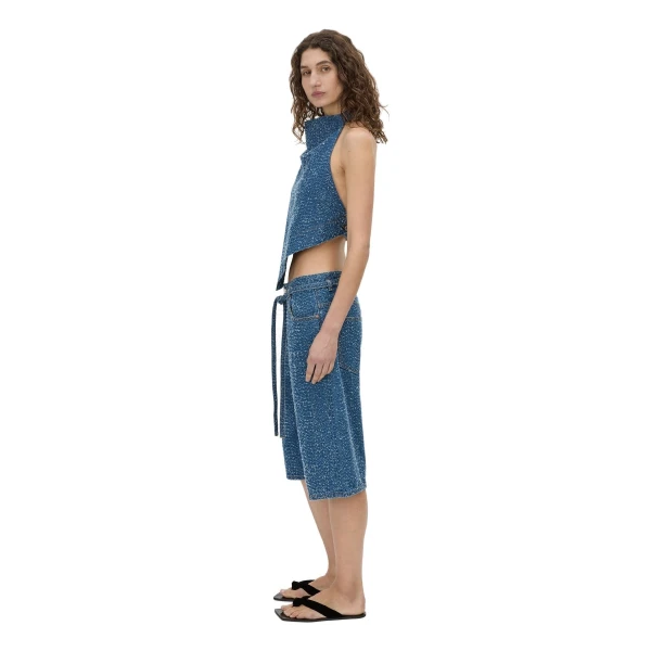 Camilla and Marc Eleni Denim Top in Classic Blue Neps