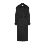 Camilla and Marc Evans Classic Trench Coat in Black | Coats | Coveti