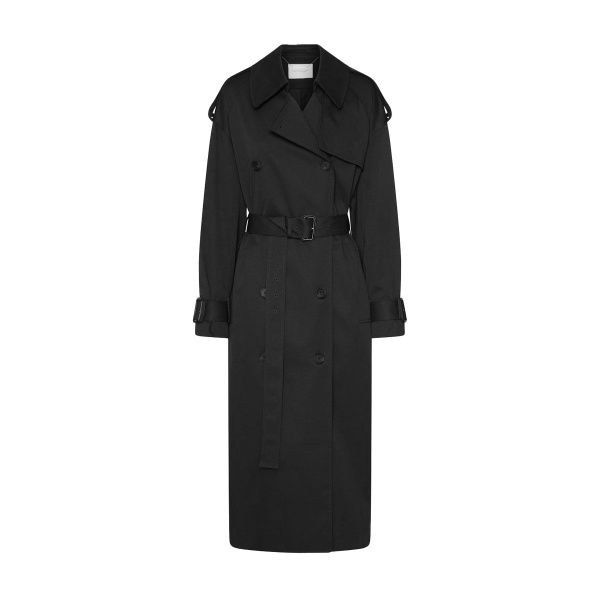 Camilla and Marc Evans Classic Trench Coat in Black | Coats | Coveti