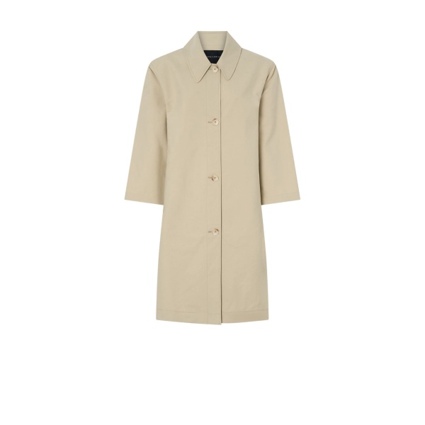 Camilla and Marc Florent Car Coat in Latte | Coats | Coveti