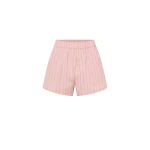 Camilla and Marc Jenie Stripe Short in Light Rose Stripe | Shorts | Coveti
