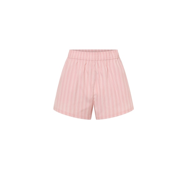 Camilla and Marc Jenie Stripe Short in Light Rose Stripe | Shorts | Coveti