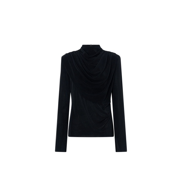 Camilla and Marc Katerina Long Sleeve Top in Black | Tops | Coveti