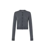Camilla and Marc Leona Knit Cardigan in Charcoal Marle | Knitwear | Coveti