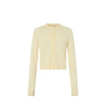 Camilla and Marc Leona Knit Cardigan in Soft Lemon | Knitwear | Coveti