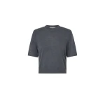 Camilla and Marc Leona Knit T-Shirt in Charcoal Marle | Knitwear | Coveti