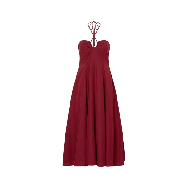 Camilla and Marc Lira Midi Dress in Raspberry | Dresses | Coveti