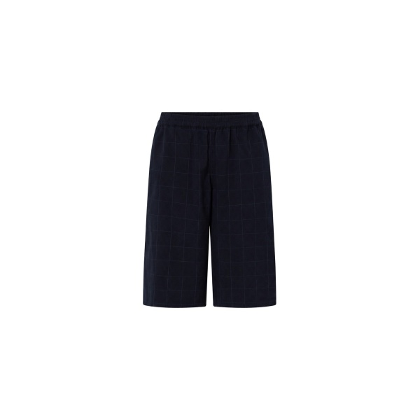 Camilla and Marc Lourdes Check Soft Short in Navy | Shorts | Coveti