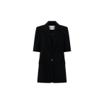 Camilla and Marc Mackinley Short Sleeve Blazer in Black | Jackets | Coveti