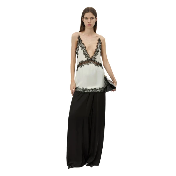 Camilla and Marc Mirage Lace Trim Top in Cream