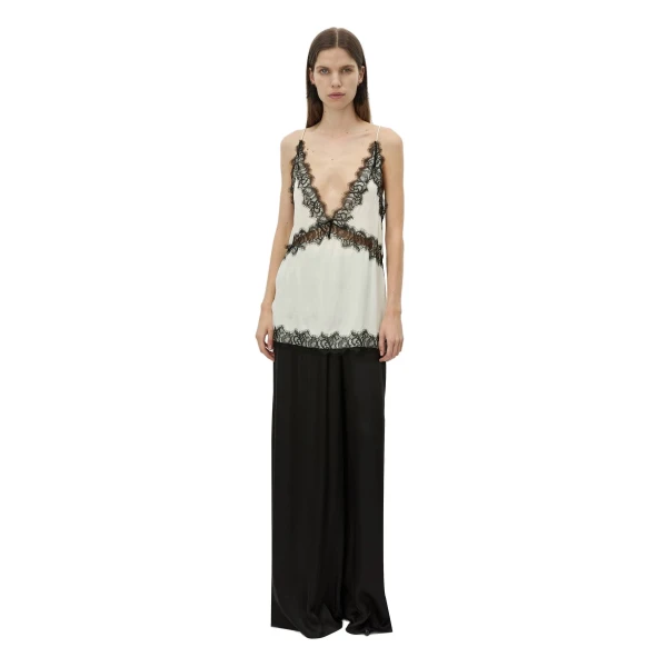 Camilla and Marc Mirage Lace Trim Top in Cream