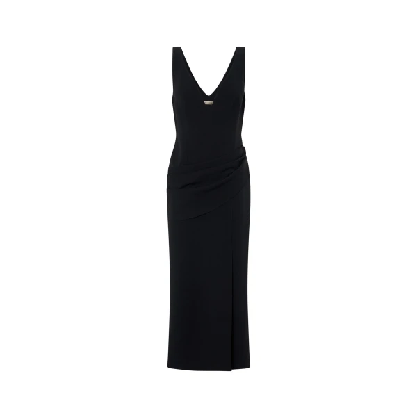 Camilla and Marc Namira Midi Dress in Black | Dresses | Coveti