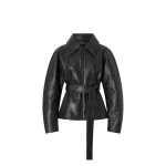 Camilla and Marc Oreno Croc Belted Jacket in Charcoal | Jackets | Coveti