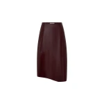 Camilla and Marc Orrin Leather Skirt in Burgundy | Skirts | Coveti