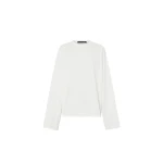 Camilla and Marc Peretti Long Sleeve Tee in Soft White | Tops | Coveti
