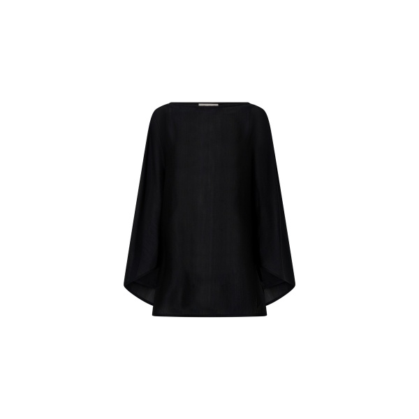 Camilla and Marc Rene Draped Top in Black | Tops | Coveti