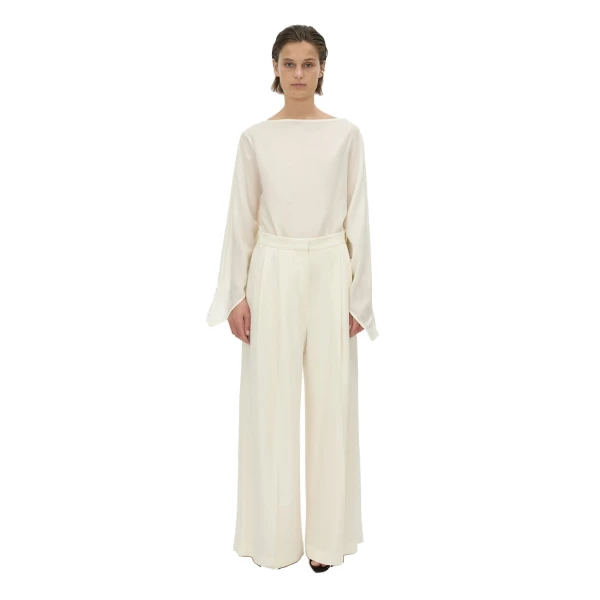 Camilla and Marc Rene Draped Top in Cream