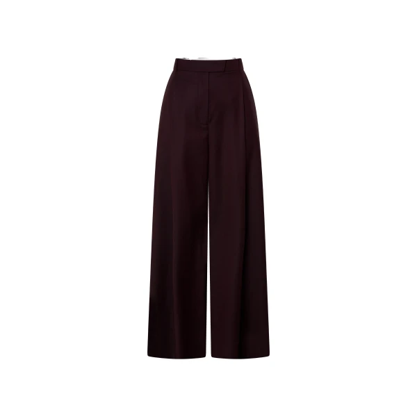 Revera Pant in Choc Burgundy