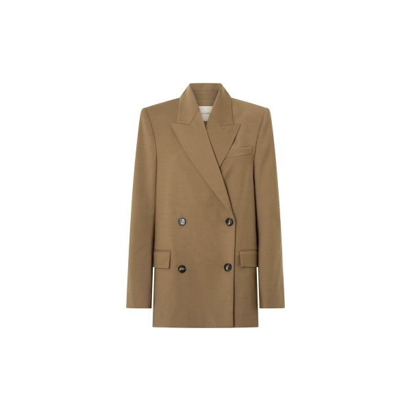 Camilla and Marc Rumi Double Breasted Blazer in Camel | Jackets | Coveti
