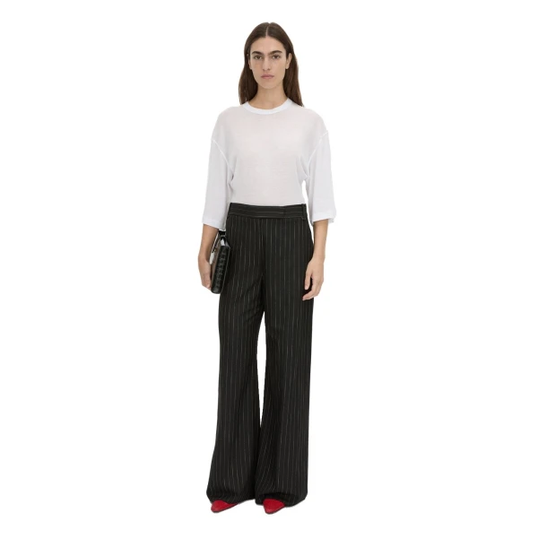 Camilla and Marc Siona Light Elbow Sleeve Top in Soft White
