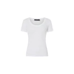 Camilla and Marc Siona Light Weight Fitted Tee in Soft White | Tops | Coveti