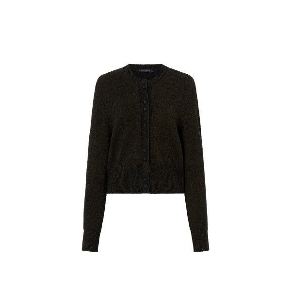 Camilla and Marc Soleo Textured Knit Cardigan in Cocoa | Knitwear | Coveti