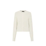 Camilla and Marc Soleo Textured Knit Cardigan in Cream | Knitwear | Coveti