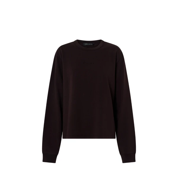 Camilla and Marc Thome Relaxed Track Top in Hickory | Tops | Coveti