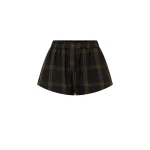 Camilla and Marc Winton Check Mini Short in Espresso Check | Shorts | Coveti