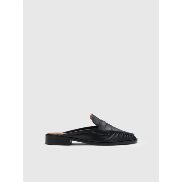 ATP Atelier Capriana in Black Slip On Loafers