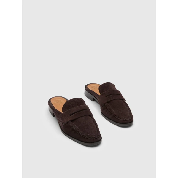 ATP Atelier Capriana in Walnut Slip On Loafers Brown