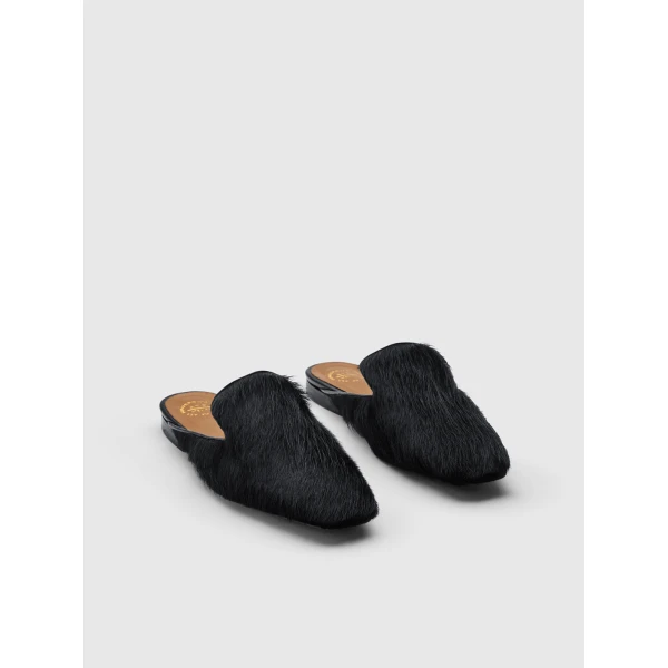 ATP Atelier Cles in Black Slip On Loafers Black