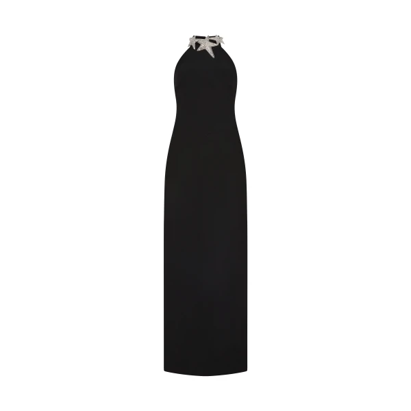 Crystal Stars Halter Gown