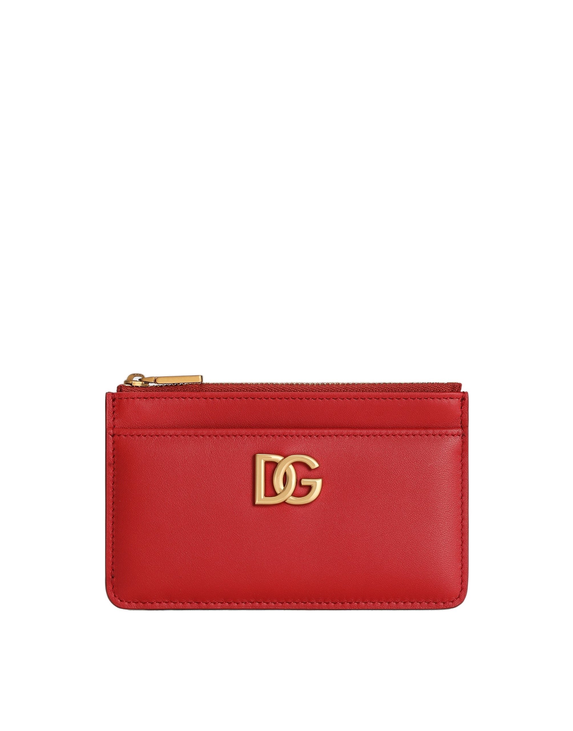 Dolce & Gabbana 3.5 calfskin card holder in Red | Buy Accessories at Coveti Dolce & Gabbana 3.5 calfskin card holder