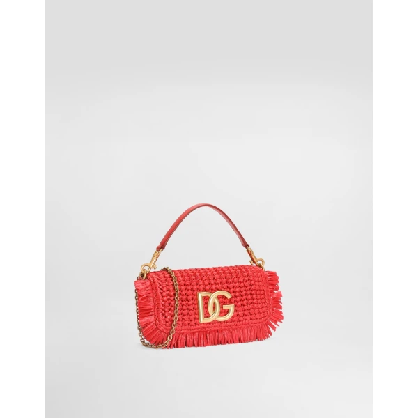 3.5 shoulder bag in raffia - Image 2