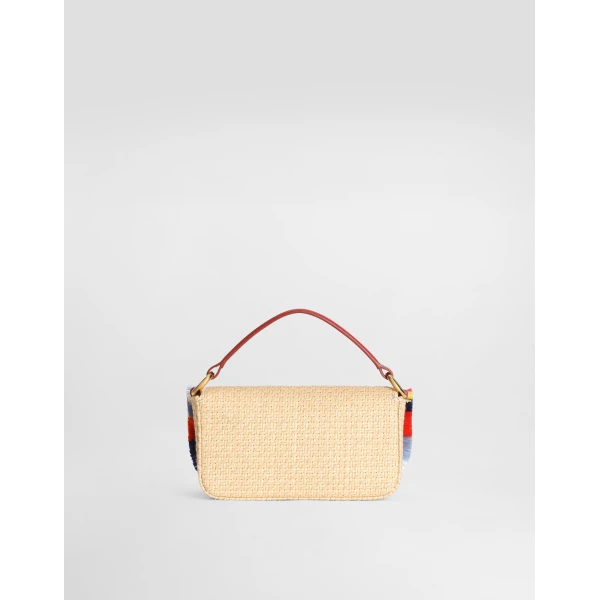 3.5 shoulder bag in raffia - Image 4